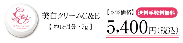 美白クリームC&E送料無料5,400円